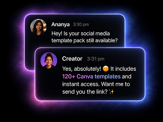 Audience engagement conversation preview