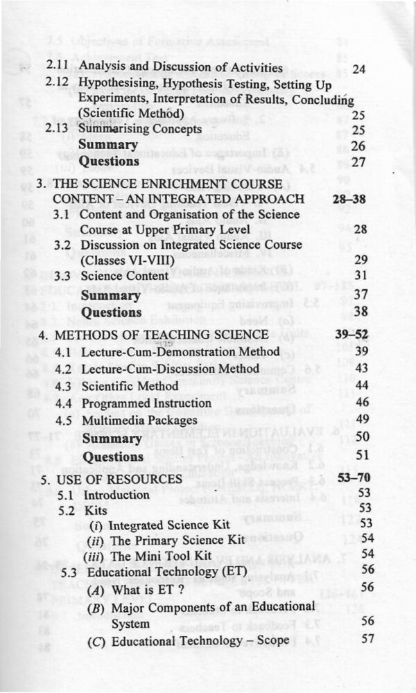Teaching Of Science At Elementary Level - Image 8