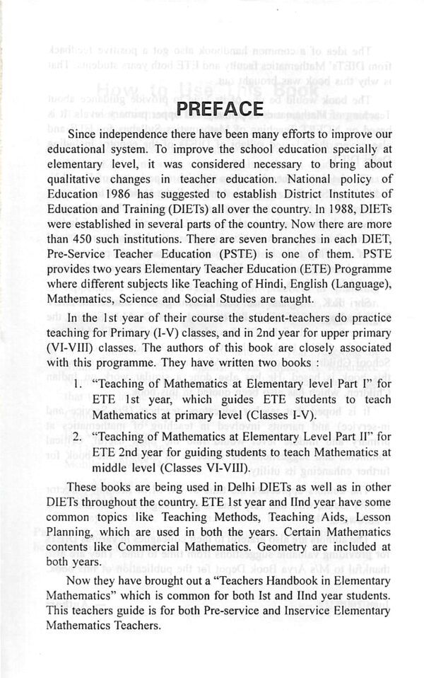 Teachers Handbook In Elementary Mathematics - Image 2