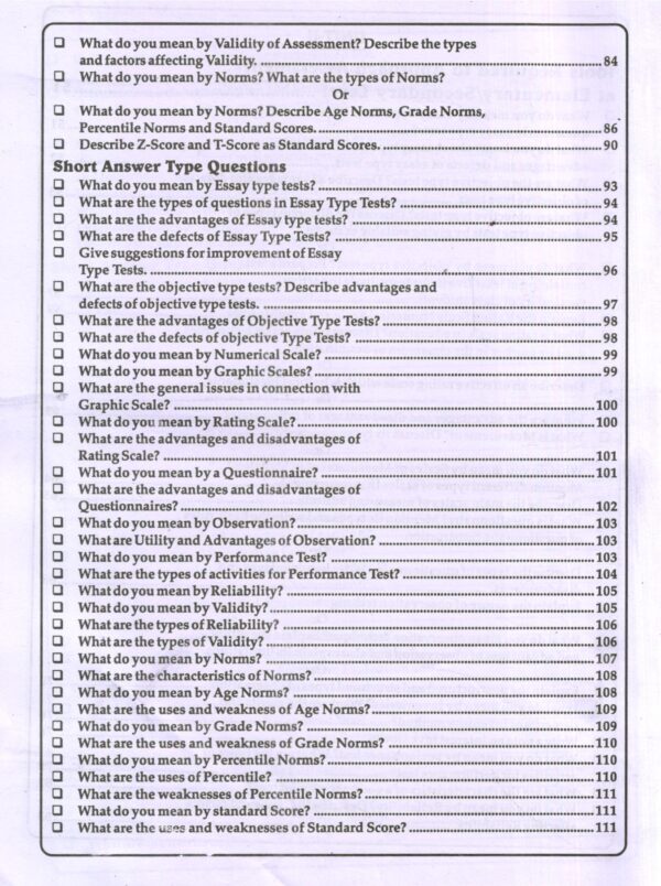 SPECIALIZATION COURSE-I Approaches to Assessment (Elementary/Secondary Level) - Image 4