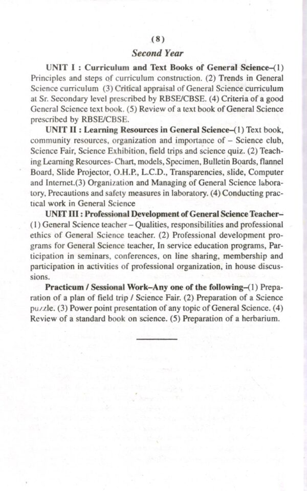 Pegagogy Of General Science - Image 10