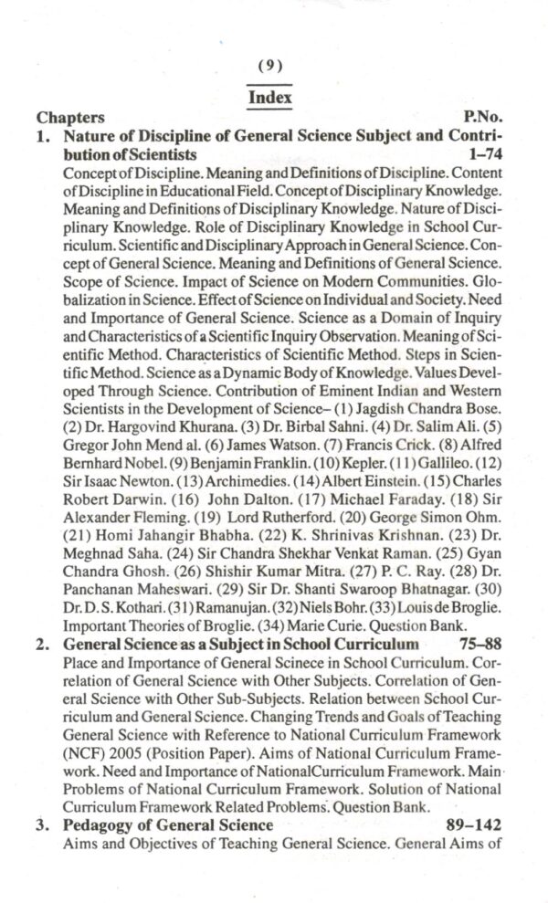 Pegagogy Of General Science - Image 9