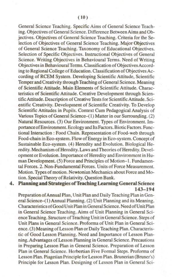 Pegagogy Of General Science - Image 8