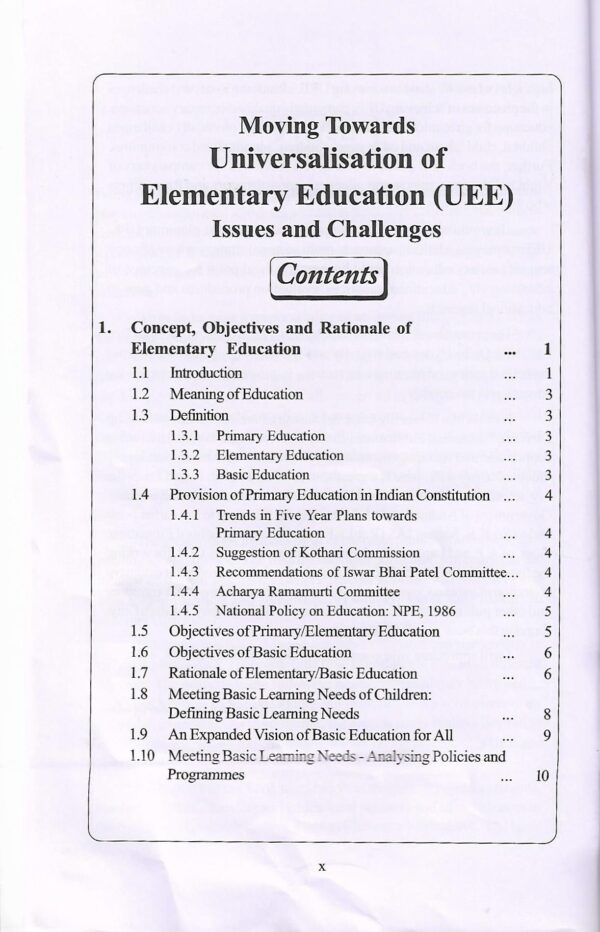 Moving Towards universalisation Of Elementary Education (UEE) Issues And Challenges - Image 15