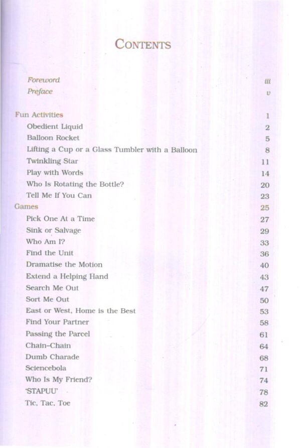 Handbook On Understanding Science Through Activities Games And Toys - Image 3