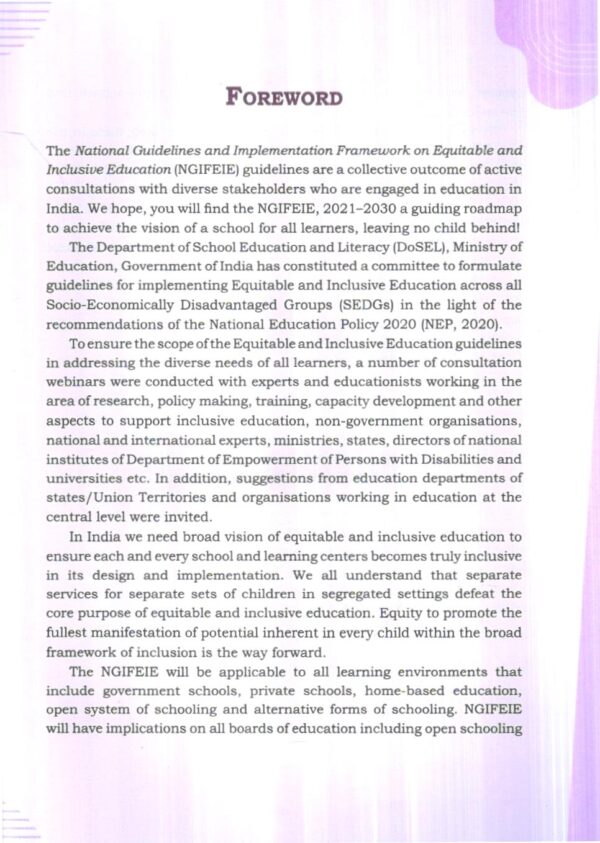 National Guidelines and Implementation  Framework on Equitable and Inclusive Education - Image 5