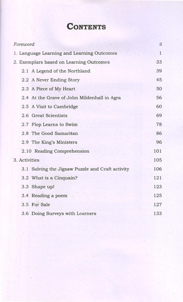 Teacher's Handbook In English On Exemplars Based On Learning Outcomes - Image 2